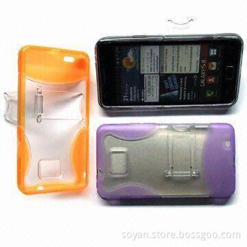 2011 Innovative Standable Hard Plastic Cases for Samsung Galaxy S2 I9100 in Various Colors